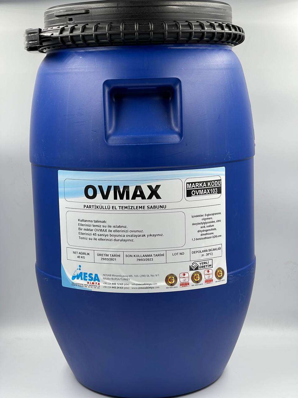Endüstriyel el temizleme kremi owmax 40 kg