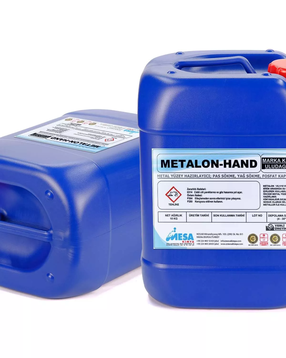 Metal yüzey fosfatlama metalon-hand 5 kg